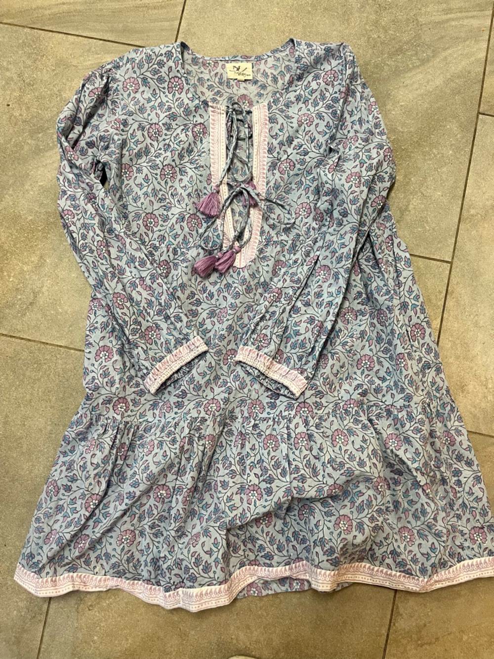 Binding Energy Flowy floral dress